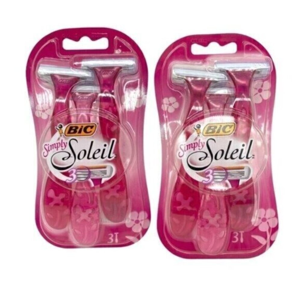 Bic Simply Soliel Pink Floral Razors